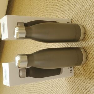 Set of 2 H2GO Stainless Steel Bottles Brand New